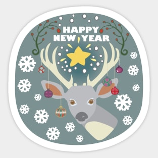 Happy New Year 2024 Sticker